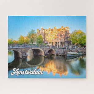 Beautiful City Of Amsterdam, Netherlands Jigsaw Puzzle