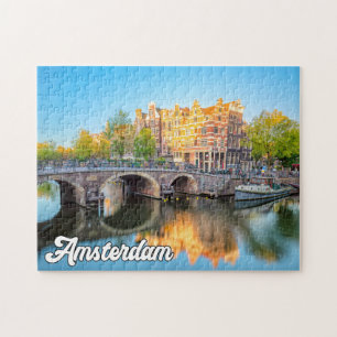 Beautiful City Of Amsterdam, Netherlands Jigsaw Puzzle