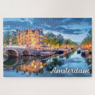 Beautiful City Of Amsterdam, Netherlands Jigsaw Puzzle