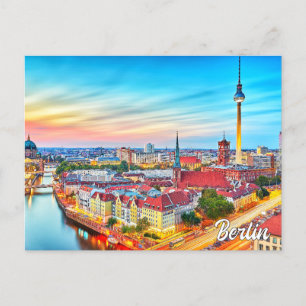 Beautiful City Of Berlin, Germany Postcard