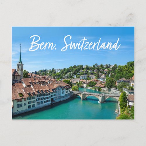 Beautiful city of Bern Switzerland Postcard