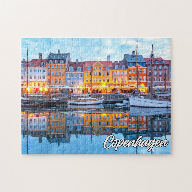 Beautiful City Of Copenhagen, Denmark Jigsaw Puzzle (Horizontal)