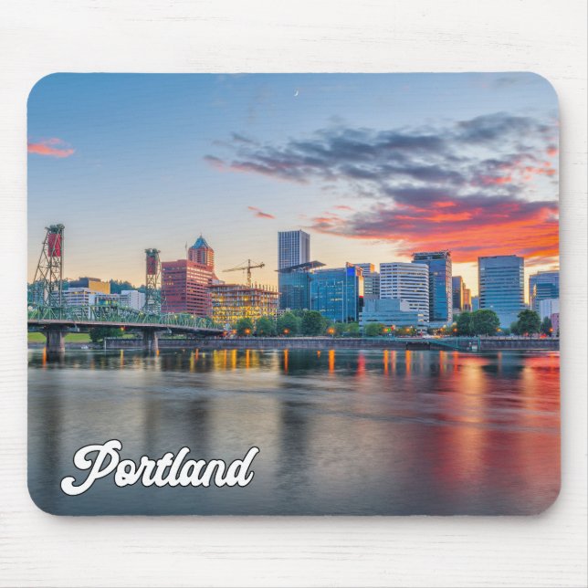 Beautiful City Of Portland, Oregon Mouse Pad (Front)
