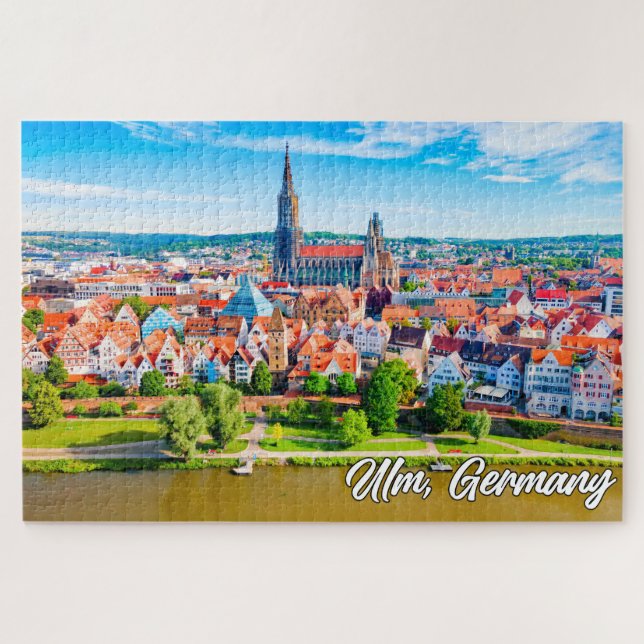Beautiful City Of Ulm, Germany Jigsaw Puzzle (Horizontal)