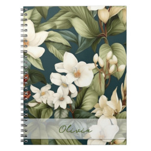 Beautiful classic floral pattern notebook