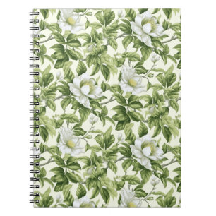 Beautiful classic floral pattern notebook