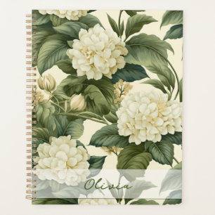 Beautiful classic floral pattern planner