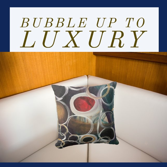 Beautiful Classic Multicolored Inspired Pattern Throw Pillow (Creator Uploaded)