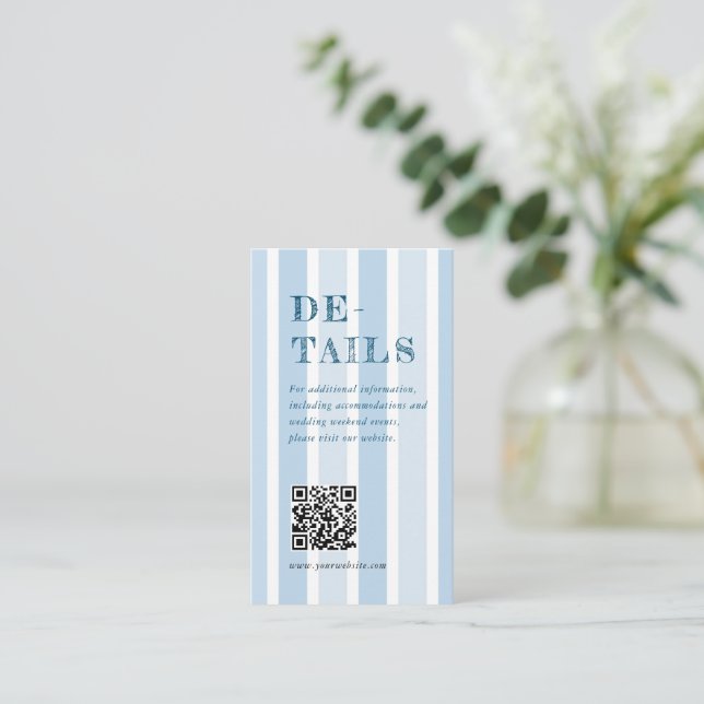 Beautiful Classic Retro Wedding Enclosure cards (Standing Front)