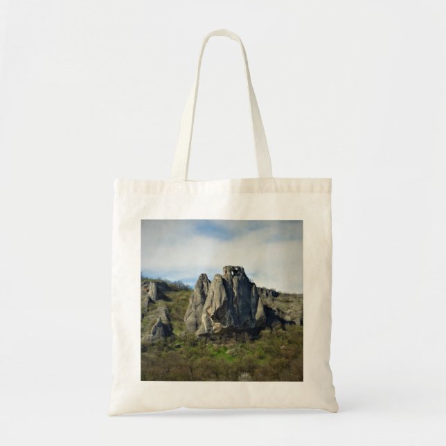 Beautiful Cliffs Photo Budget Tote Bag (Front)