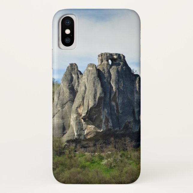Beautiful Cliffs Photo iPhone Case (Back)
