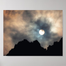 Beautiful Cloud burst poster