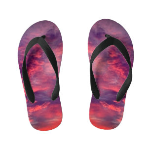 Beautiful Cloud Formation Recoleta Filter Kid's Flip Flops