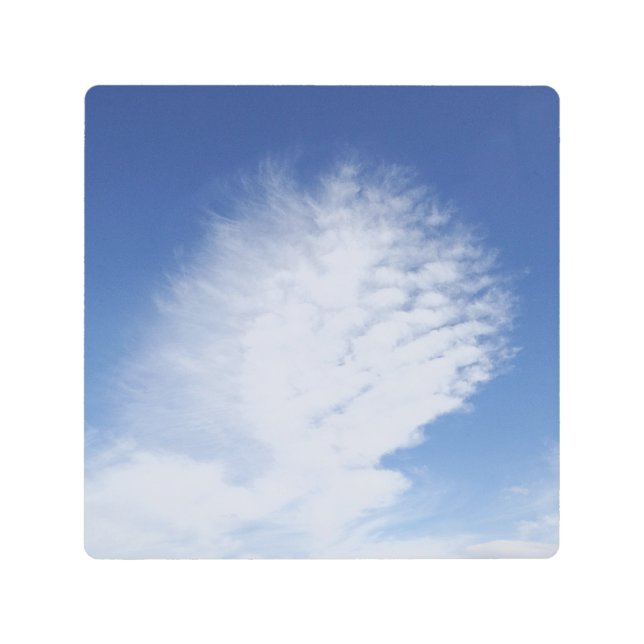 Beautiful cloud metal print (Front)