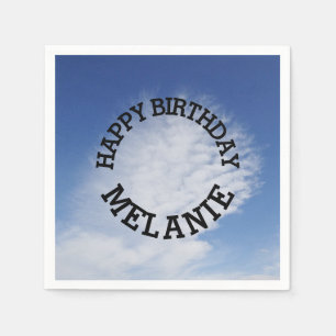 Beautiful cloud napkins