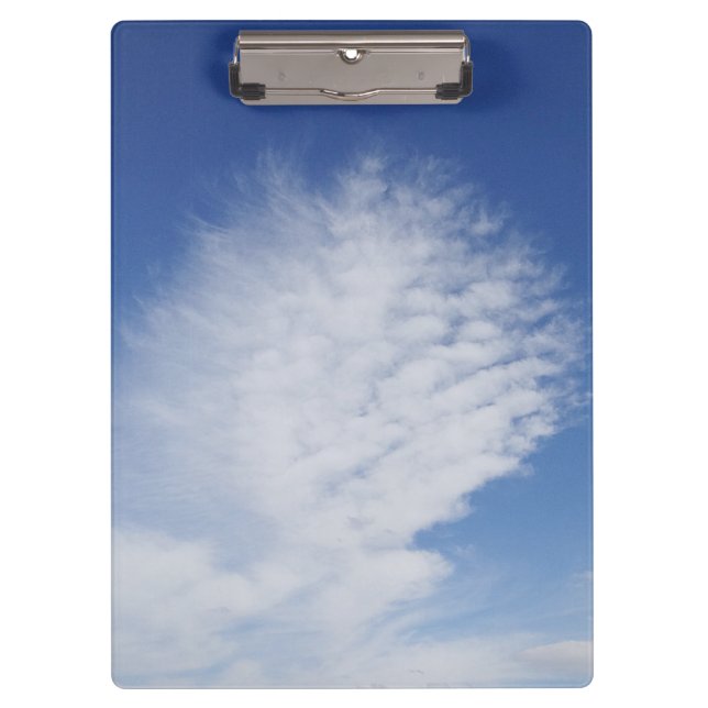 Beautiful cloud notebook clipboard (Front)
