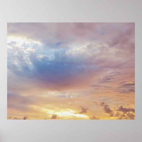 Beautiful Clouds Florida Keys Poster