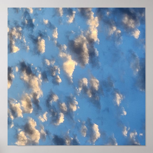 Beautiful Clouds Photo Poster (Front)