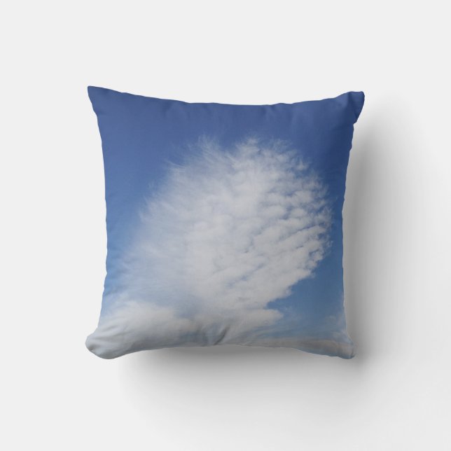 Beautiful Clouds Throw Pillow (Front)