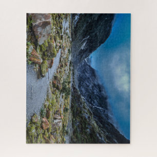 Beautiful Cloudy Landscape in New Zealand Jigsaw Puzzle