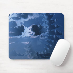 Beautiful cloudy skies over the mountains.... mouse pad