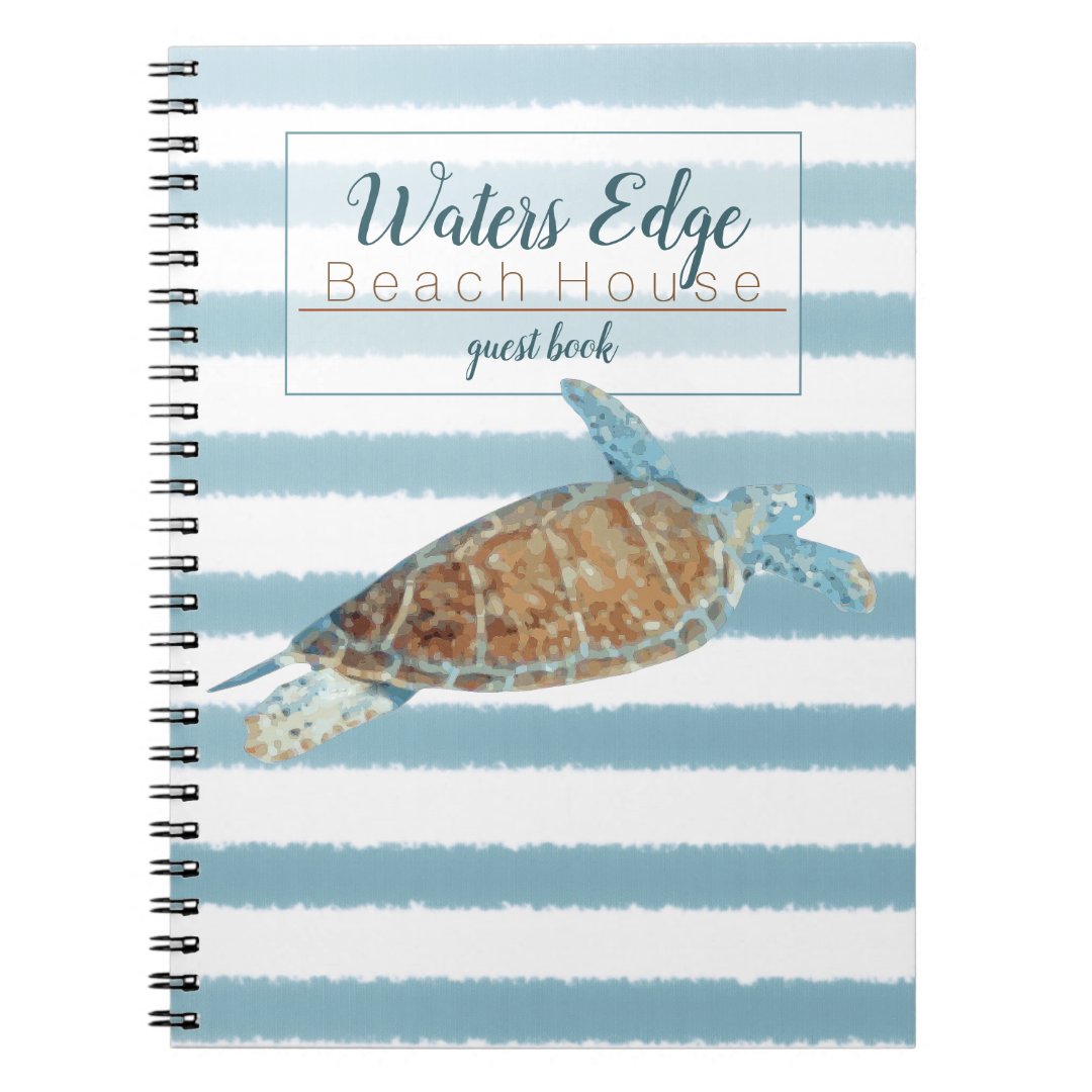 Beautiful Coastal Painted Sea Turtle | Guest Book | Zazzle