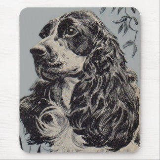 beautiful cocker spaniel mouse pad
