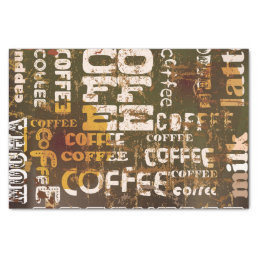 Beautiful Coffee Espresso Design Tissue Paper