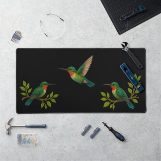 Beautiful colibris desk mat