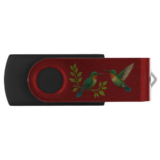 Beautiful colibris flash drive