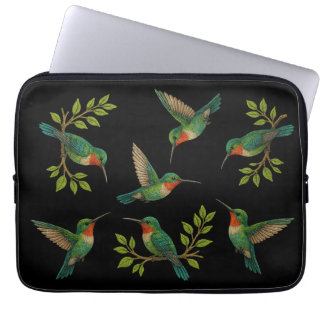 Beautiful colibris laptop sleeve