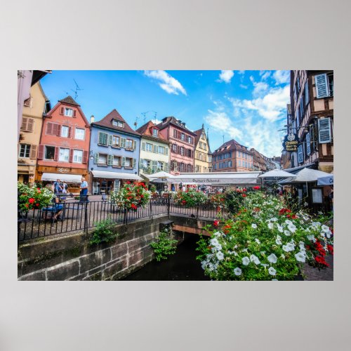 Beautiful Colmar village in France Poster