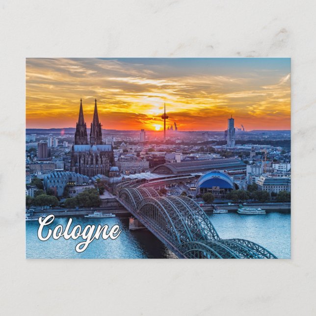 Beautiful Cologne, Germany Postcard (Front)