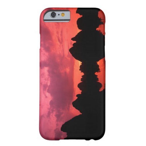 Beautiful color at sunset of limestone mountains barely there iPhone 6 case