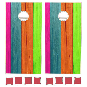 Beautiful Color Design Zazzle_Growshop. Cornhole Set