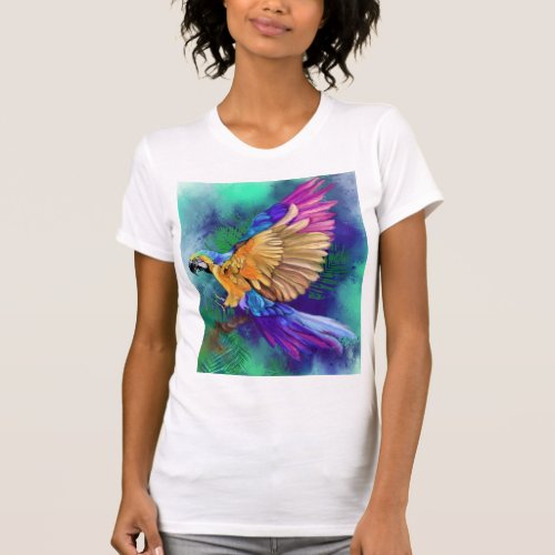 Beautiful Color Parrot T_Shirt