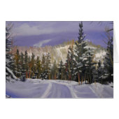 Beautiful Colorado Mountain Snow Scene (Front Horizontal)