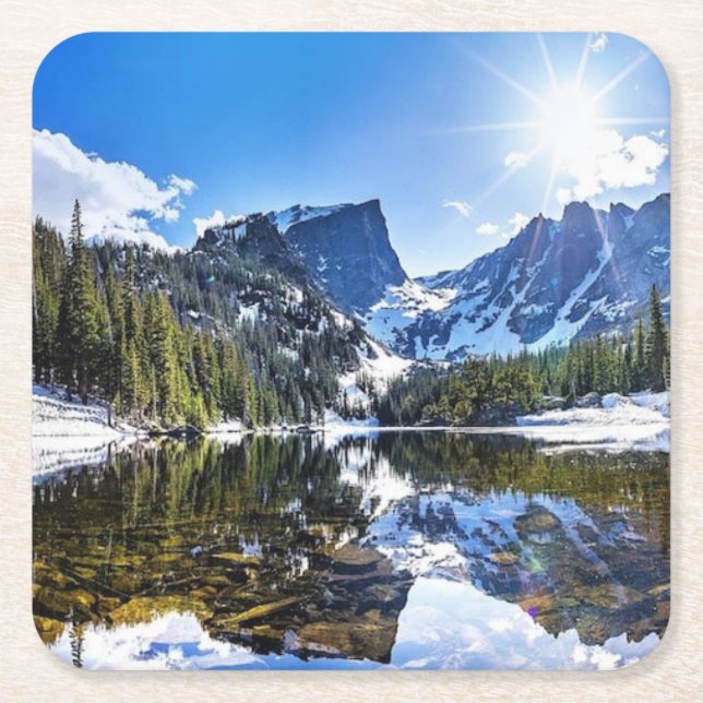 Beautiful Colorado Scenery Coaster Set (Front)