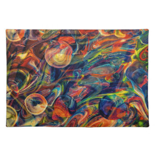Beautiful & Colorful Abstract Artwork Cloth Placemat