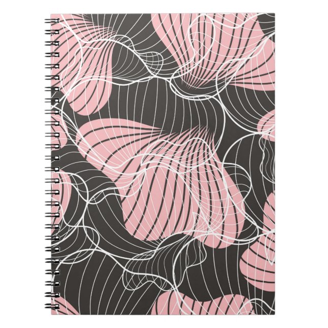 Beautiful colorful abstract seamless pattern. Back Notebook (Front)