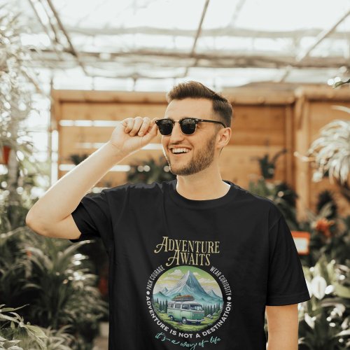 Beautiful Colorful Adventure Awaits Outdoor  T_Shirt