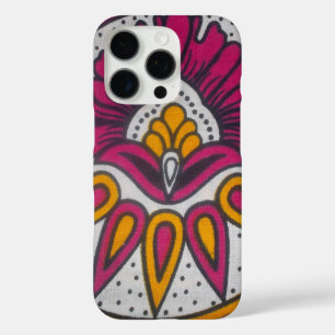 Beautiful Colorful African Fabric Motif Art Print iPhone 16 Pro Case