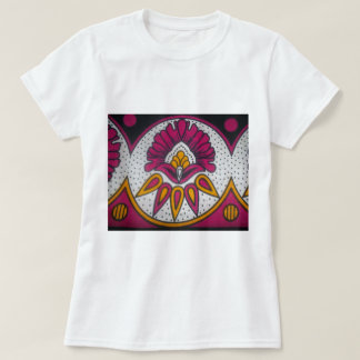 Beautiful Colorful African Fabric Motif Art Print T-Shirt