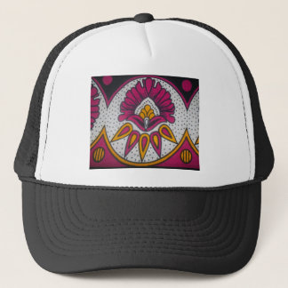 Beautiful Colorful African Fabric Motif Art Print Trucker Hat