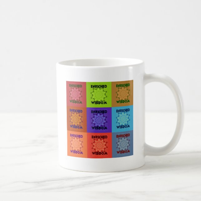  Beautiful Colorful amazing  Enriched Wisdom  Pop  Coffee Mug (Right)