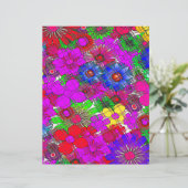 Beautiful colorful amazing floral pattern design a (Standing Front)