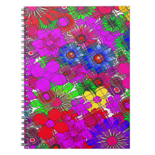Beautiful Colorful Amazing Floral Pattern Design Notebook