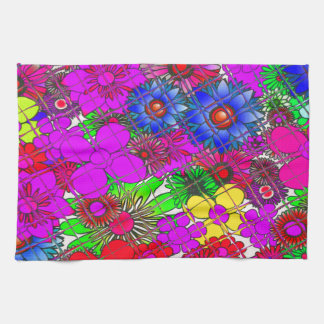 Beautiful Colorful Amazing Floral Pattern Design Towel