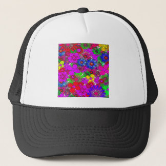 Beautiful Colorful Amazing Floral Pattern Design Trucker Hat