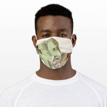 Beautiful Colorful Artistic Elephant Dad & Child Adult Cloth Face Mask by EleSil at Zazzle